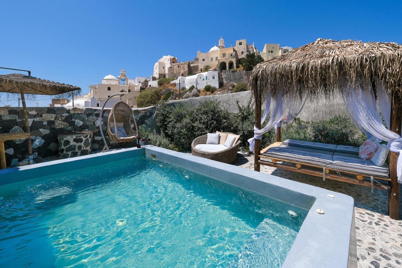 Rock Villas Complex - Private Luxe Top Retreat - Castle And Sea View Emporio  Luaran gambar
