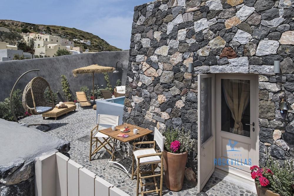 Rock Villas Complex - Private Luxe Top Retreat - Castle And Sea View Emporio  Luaran gambar