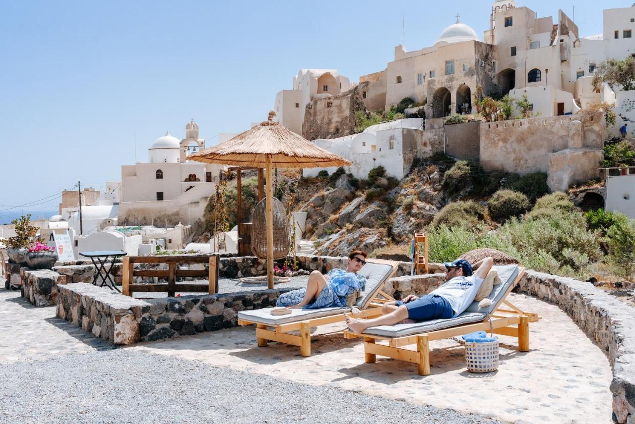 Rock Villas Complex - Private Luxe Top Retreat - Castle And Sea View Emporio  Luaran gambar